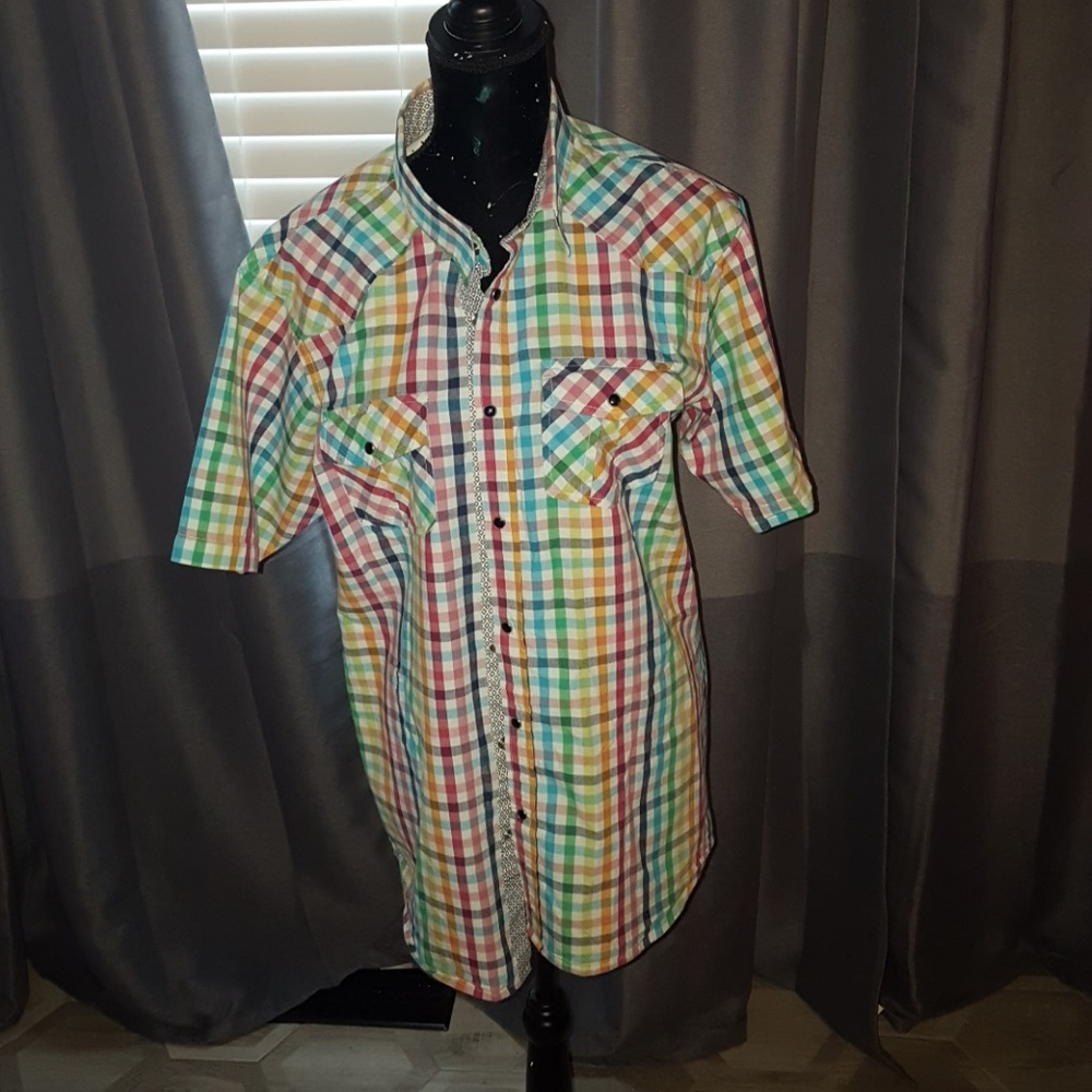 S/S multi color shirt